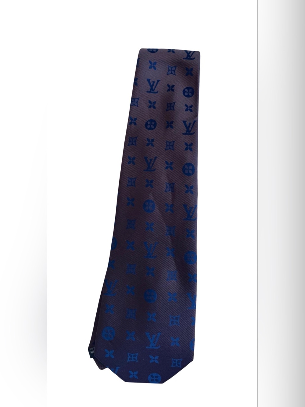 Louis Vuitton Monogram Silk Tie NIB (Vintage)